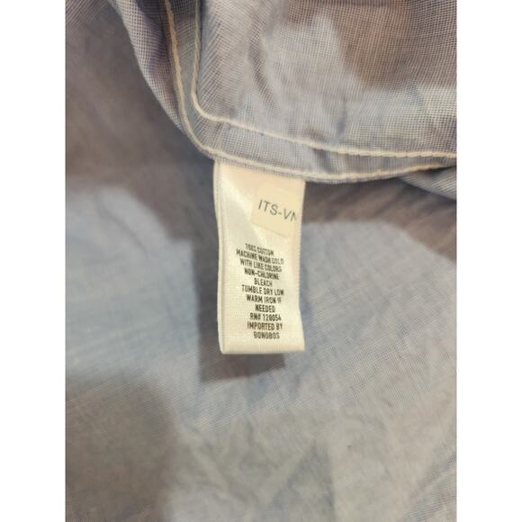 Bonobos Shirt Mens XL Short Blue Standard Fit Long Sleeve Preppy Business Work - Picture 3 of 11